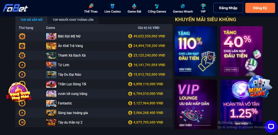 Sự kiện đặc biệt và giải đấu W88Sports